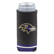 WinCraft NFL Baltimore Ravens Slim Can Cooler Team Colors Taille unique