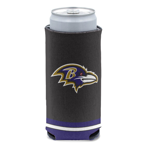 WinCraft NFL Baltimore Ravens Slim Can Cooler Team Colors Taille unique