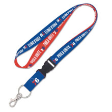 Slogan Philadelphia 76ers Lanyard s odnmatelnou prezkou 1""""