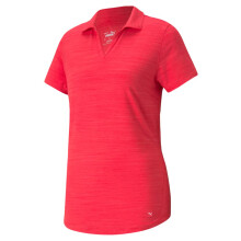 PUMA Cloudspun Free Polo Teaberry Heather 2XL