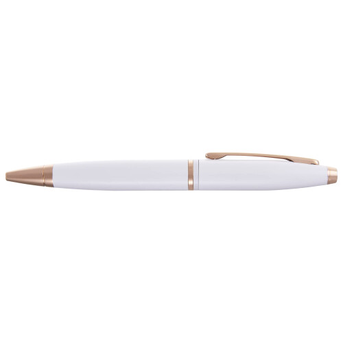 Cross Cross Calais Witte Roze Goud PVD Balpen 1