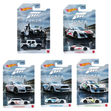 Hot Wheels Forza Motorsports 2021 Set completo di 5 con Porsche Audi Shelby e altro ancora