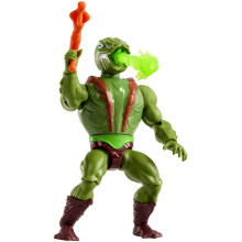 Masters of the Universe Origins Actiefiguur & Accessoire, He-Man met Snake Men Harnas en Mini Stripboek, 5.5 inch