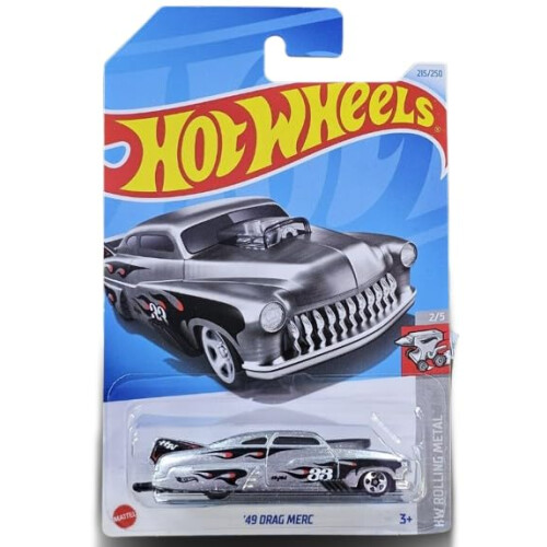 Hot Wheels Hot Wheels 49 Drag MERC scala 1/5 Argento