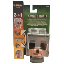 Action figure del lupo e del lupo domato di Minecraft Vanilla Flippin Figs Hostel per bambini dai 6 anni in su