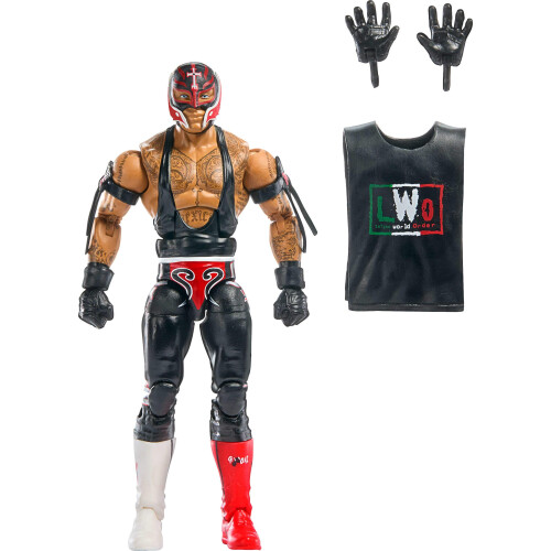 Mattel Mattel WWE Elite Collection Top Picks Figura de Ação & Acessórios, Rey Mysterio 6 polegadas com Mãos Intercambiáveis