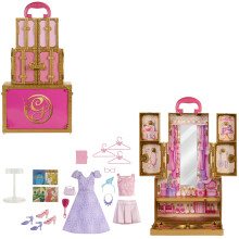 Mattel Universal Pictures Wicked Glindas Glamorous Closet with 2 Unique Looks Surprises & 13 Accessories Inspired by The Movie - Board Game