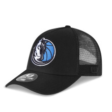 Ultra Game NBA Official Herre Snap Back All Around The World Trucker Baseball Cap Hat - Unisex Dallas Mavericks Black Marl 1 ST?RRELSE