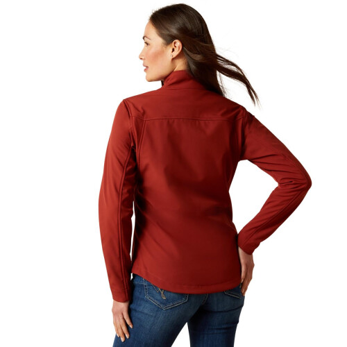 ARIAT Women's New Team Softshell Jacka - Fireed Brick XX-Large 1