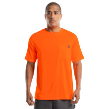 Wrangler Riggs T-shirt raglan  manches courtes pour homme avec protection UPF Orange 3X-Large