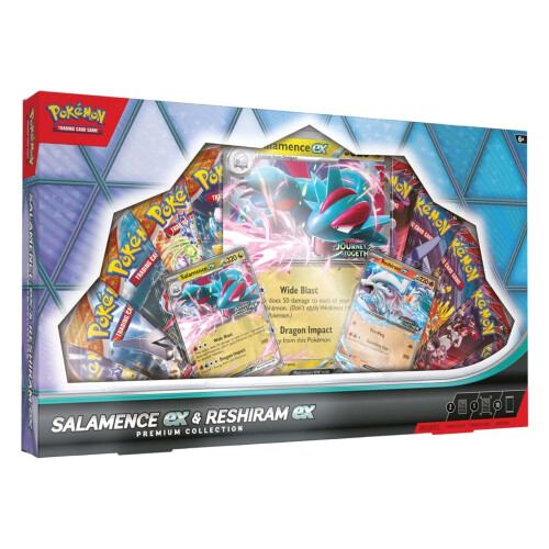 Pokémon Pokemon TCG Salamence ex & Reshiram ex Premium Collection Box