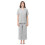 Fruit Of The Loom Fruit of the Loom Dames Piped Button Down Pyjama Set, Lichtgrijs Heather 1
