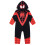 Marvel Marvel Miles Morales Spider-Man Disfraz con Capucha para Niños 1