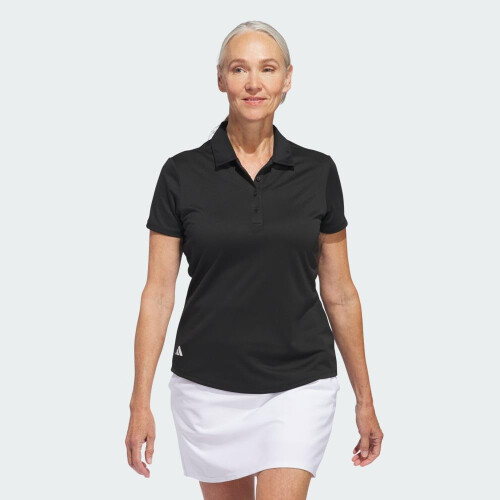 Adidas adidas Dame Standard Solid Performance Polo Shirt Sort Medium 1