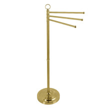Kingston Brass CC2027 Porte-serviettes autoportant vintage en laiton bross