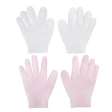 2 Paar Silikon-Feuchtigkeits-Handschuhe bei rissiger Haut
