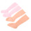 2x Long Silicone Moisturizing Socks 4