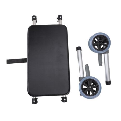 Elderly Walker Seat Wheels Set for 4-Legged Walkers