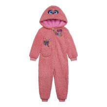 Barrio Sιsamo Abby Cadabby Disfraz de Sherpa acogedor con cremallera para niρas pequeρas, color rosa 4T