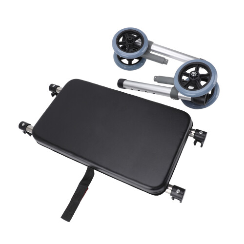 Elderly Walker Seat Wheels Set for 4-Legged Walkers 1
