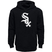 Outerstuff MLB Kids Youth 8-20 Team Color Alternativn Primrn Logo Fleece Pullover Svetr Mikina Mikina s kapuc - Chicago White Sox Cern (18-20)