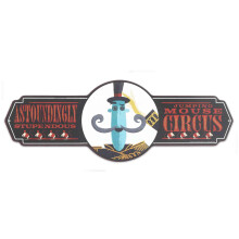 Coraline Circus Metal Wall Decor - Quirky Coraline Wall Decor for Game Room or Entertainment Space