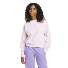 adidas Essentials Small Logo Feel Cosy Sweatshirt voor dames, helder roze/wit