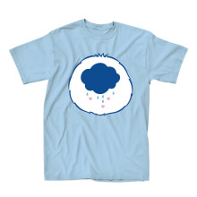 Care Bears Classic Grumpy Bear Kostuum Unisex Volwassen T-shirt (Lichtblauw,XXXL)