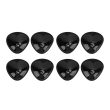(Black) 4 Paar Zelfklevende BH-vulling Katoen Zwart