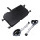 Adjustable Walker Rest Seat Soft Padded Black Cushion Alloy Wheels 2