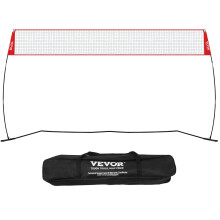 Filet de Volleyball Autonome VEVOR pour Intérieur ou Extérieur, Réglable, Système Portable avec Sac