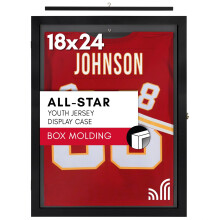Americanflat Kids Jersey Frame Display Case Lockable - 18x24 Display Frame - Sports Shadow Box voor Baseball, Voetbal