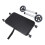 Adjustable Walker Rest Seat Soft Padded Black Cushion Alloy Wheels 5