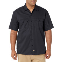 Dickies frfi rvid ujj, nagy s magas gombos ing, fekete 5XL Plus, Egyeslt Kirlysg