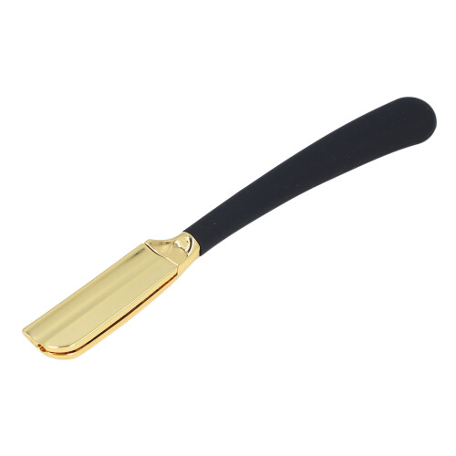 (Gold) Manueller Barttrimmer Halterung Messinggriff 2