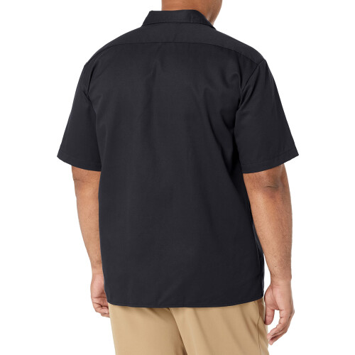 Dickies Dickies Ανδρικό Κοντομάνικο Μπλουζάκι Εργασίας 4X-Large, Μαύρο, Με Κουμπιά 1