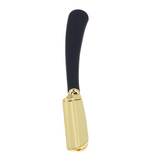 (Gold) Manueller Barttrimmer Halterung Messinggriff 1