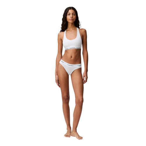 Calvin Klein Calvin Klein moderne katoenen stringpanty voor dames, wit, extra groot 1