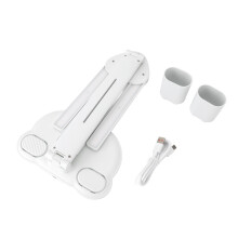 4-Kop LED Bureau Lamp, Opvouwbaar, Dimbaar
