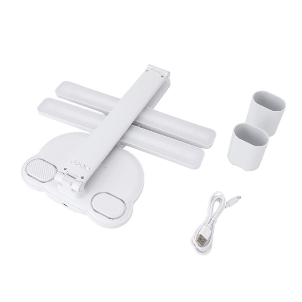 Light Led Desk 2000Mah Battery Dimmable Foldable With Pen Holder