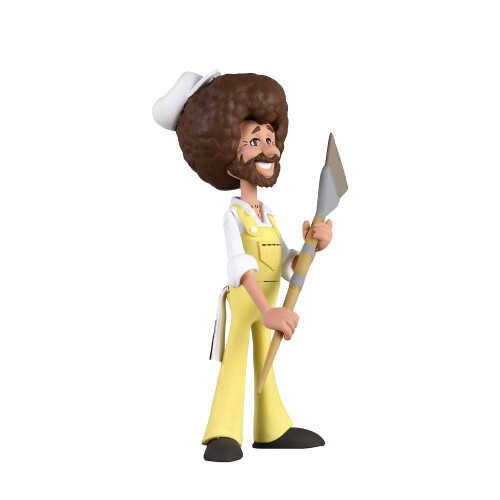 NECA NECA Toony Classics: Bob Ross mit Overall, 15,2 cm groe Actionfigur 2