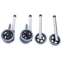 Walker Brake Wheels Replacement Set for Mobility Aid