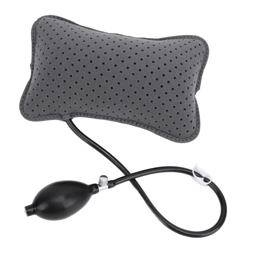 Dark Grey Inflatable Office Lumbar Support Pillow 2