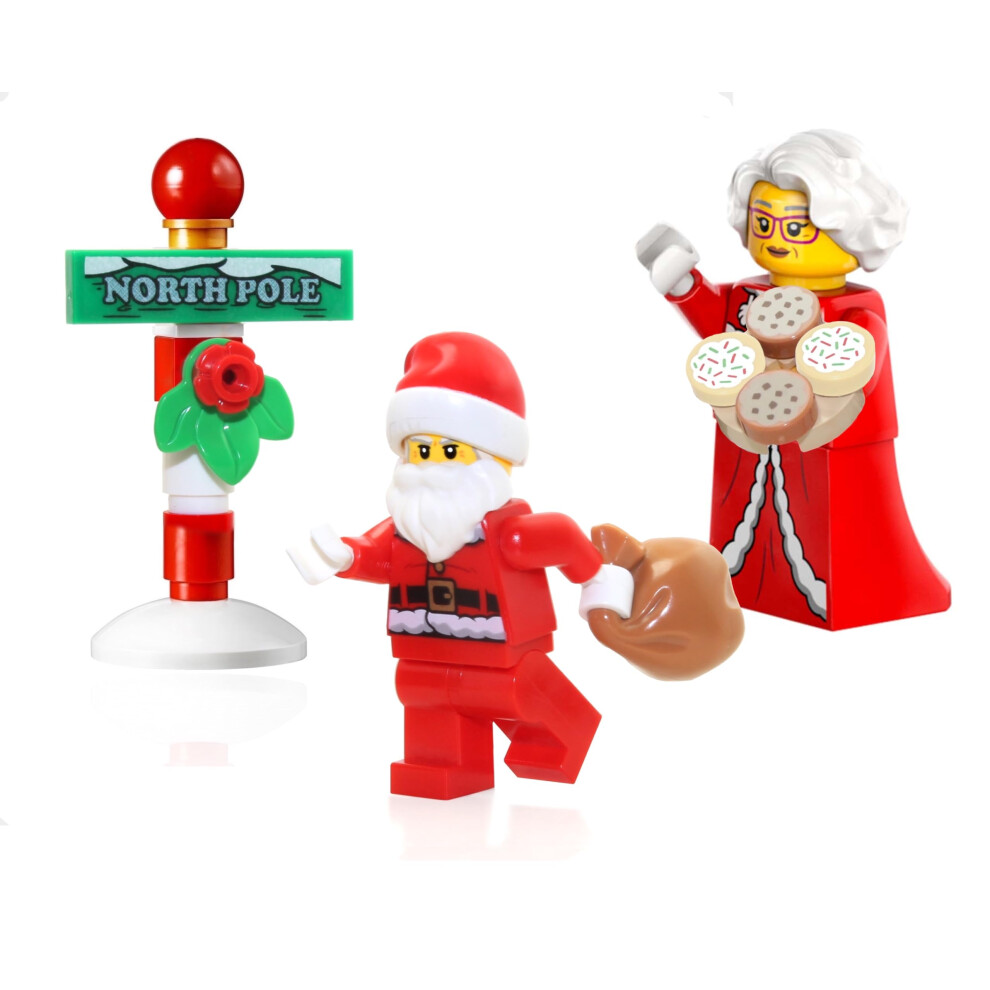 Lego Holiday Creator Minifigure Set - Santa With Glasses Mrs. Claus