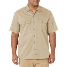 Dickies frfi rvid ujj munkaing tarts szlgombos ingek frfiaknak Knnyu egyenruha mindennapi viselethez Desert Sand 2X