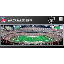 MasterPieces Sportpuzzel van 1000 stukjes - NFL Las Vegas Raiders Center View Panoramisch - 13""x39""""