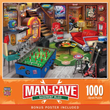 MasterPieces Puzzle da 1000 pezzi per adulti - Collage Basement Bliss - 19,25"" x 26,75"" - Risoluzione dei problemi e consapevolezza spaziale
