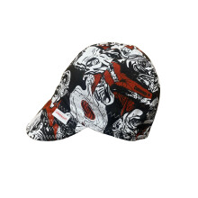 Comeaux Caps Vendbar svejseh?tte - Vintage Monsters (US Numeric 7 3/8 Red)