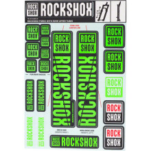 RockShox Decal Kit Ne05 Green MY18 Pike/Lyrik/Yari/Domain/Revelation