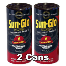 Sun-Glo #6 Shuffleboard Powder Wax (16 oz.) (pakke med 2)